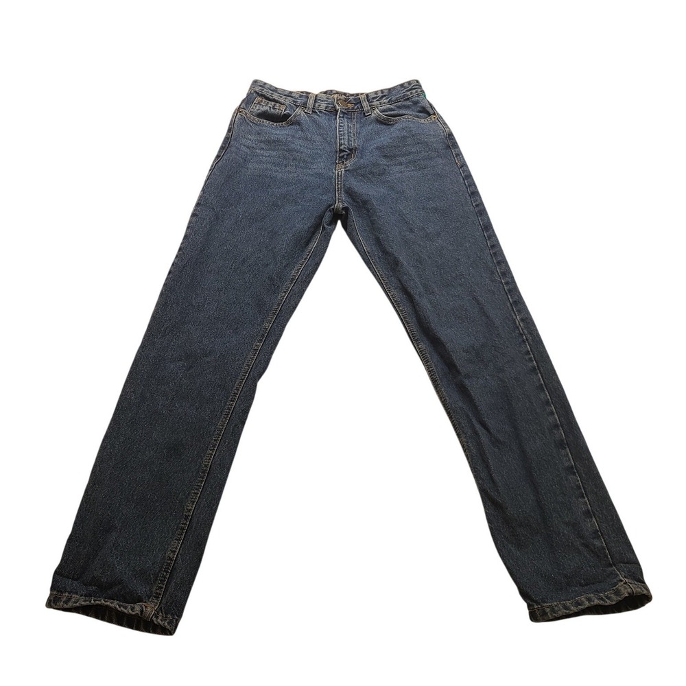 Nasty Gal Organic Blue High Waisted Straight Leg Jeans Womens Size 6 US 10 UK